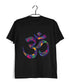 Spirituality Shiva OM COLORFULL Custom Printed Graphic Design T-Shirt for Women